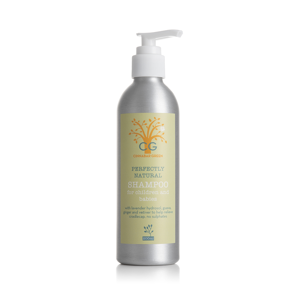 Baby Shampoo hair wash for baby and child – 200mL – Cinnabar Green