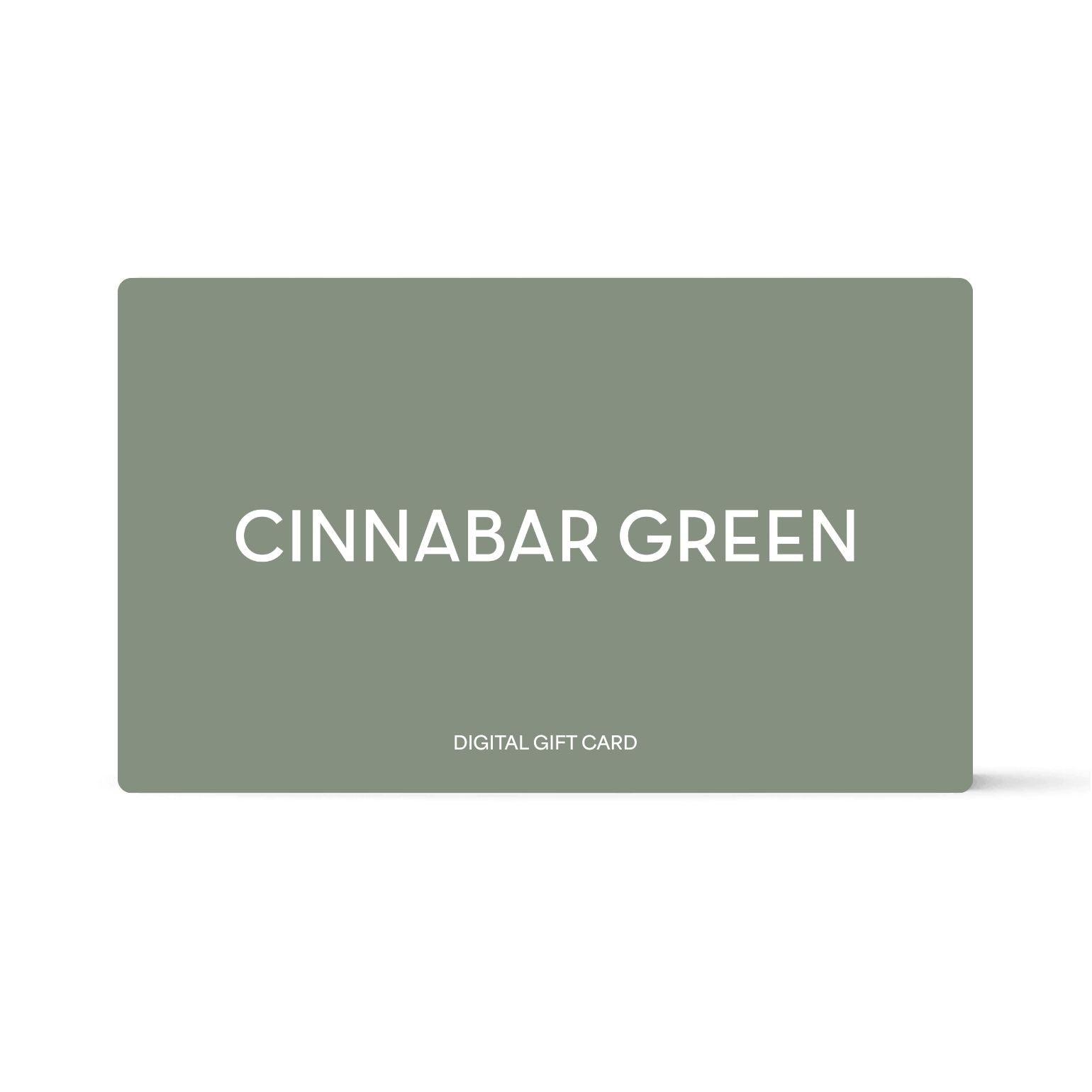 Cinnabar Green E-Gift Card