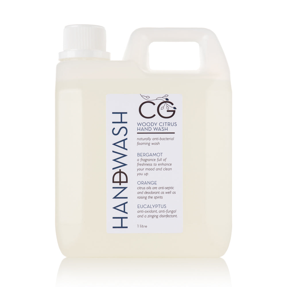 Citrus Hand Wash (1L/5L) | Natural & Antibacterial | Cinnabar Green