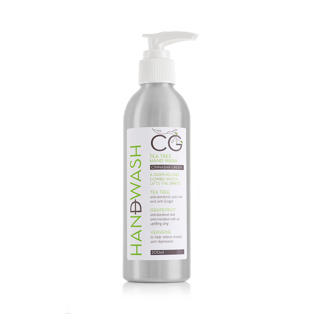 Tea Tree Hand Wash (200ml) | Antiseptic & Moisturizing | Cinnabar Green