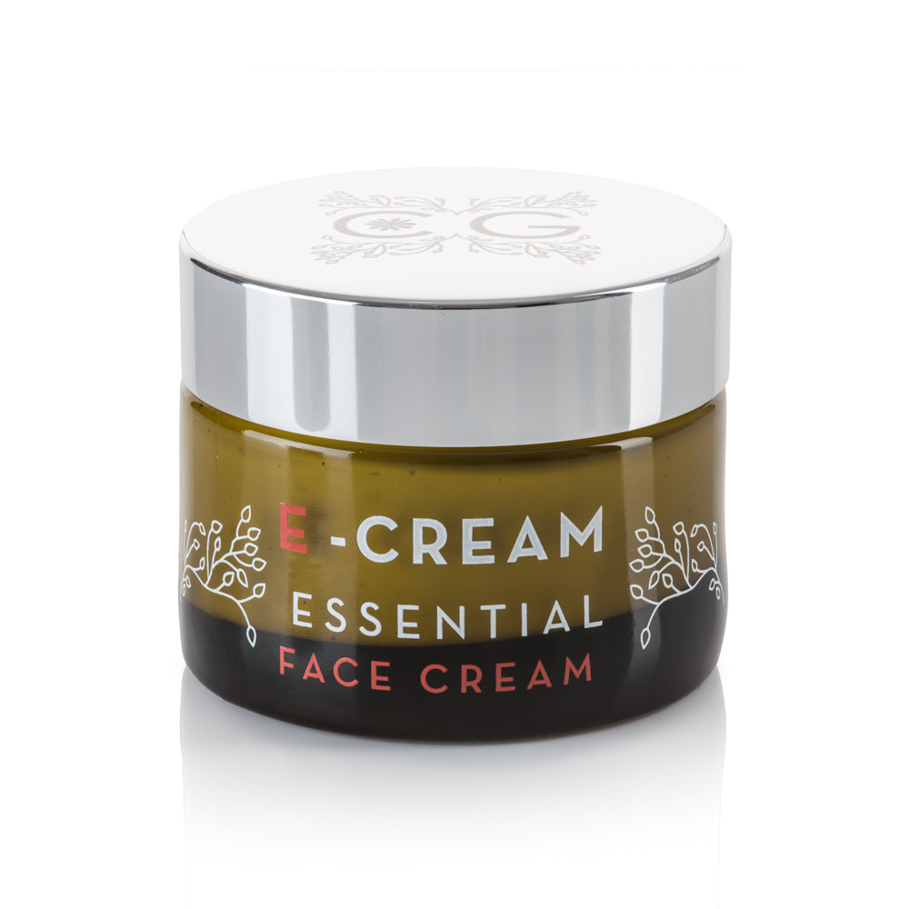 E Cream (50ml) | Natural Anti-Aging Face Cream | Cinnabar Green