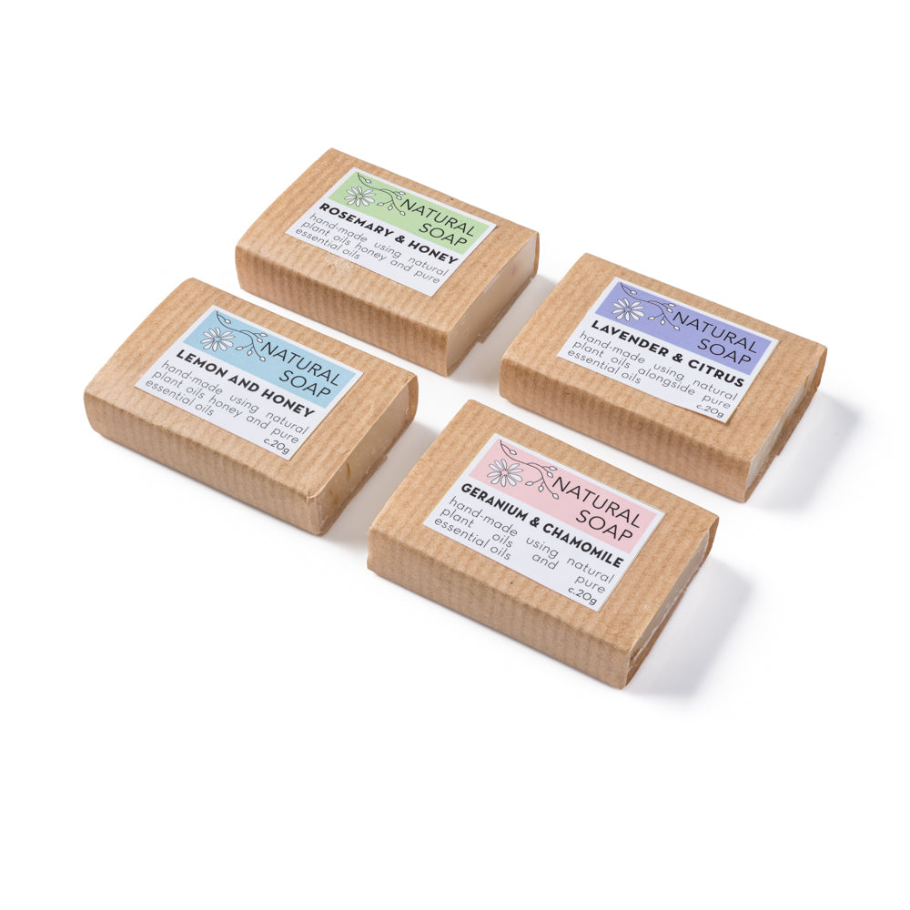 Box of 100 Guest Soaps (20g) | Mixed Fragrances | Cinnabar Green