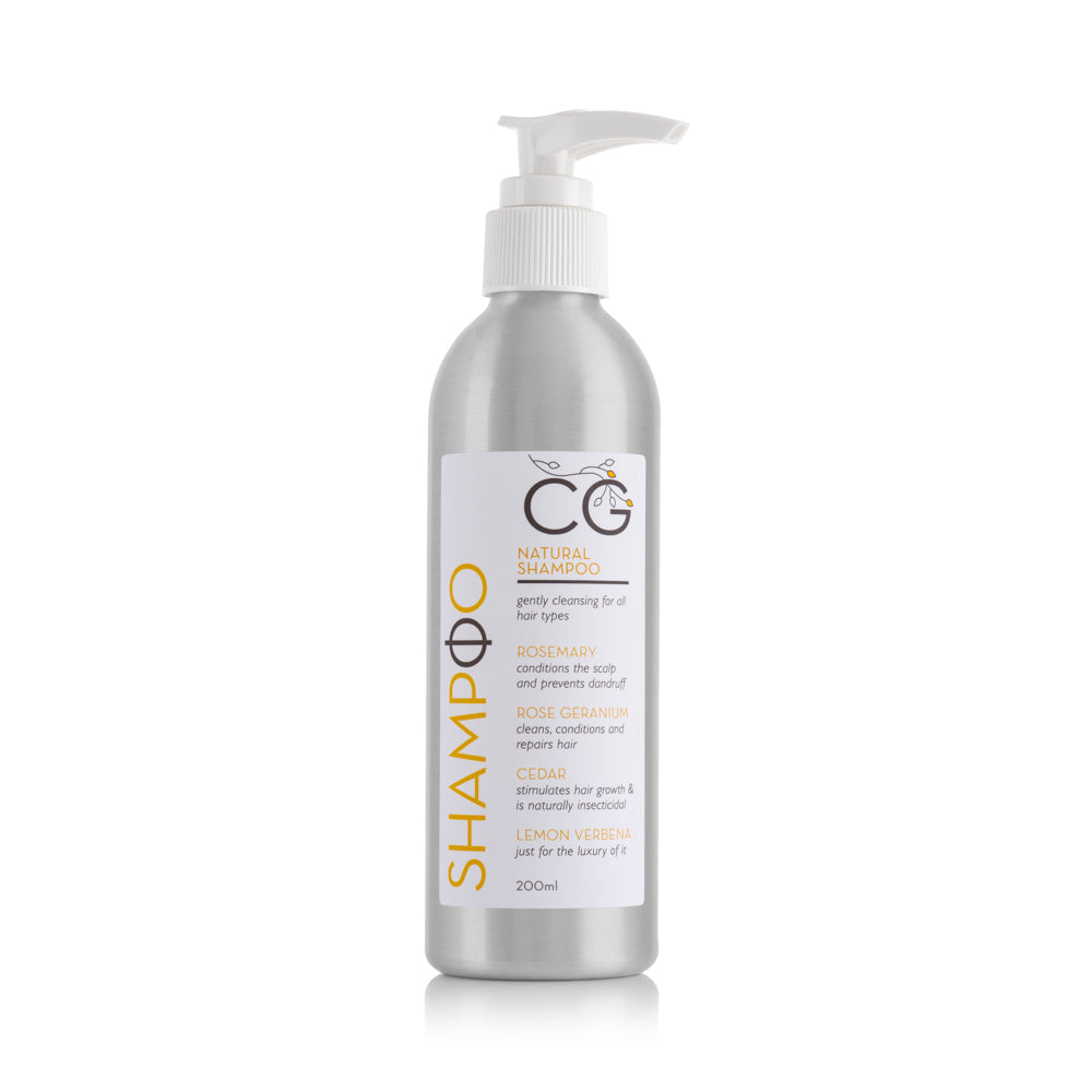 Verveine & Rosemary Shampoo (200ml) | Cleansing & Balancing | Cinnabar Green