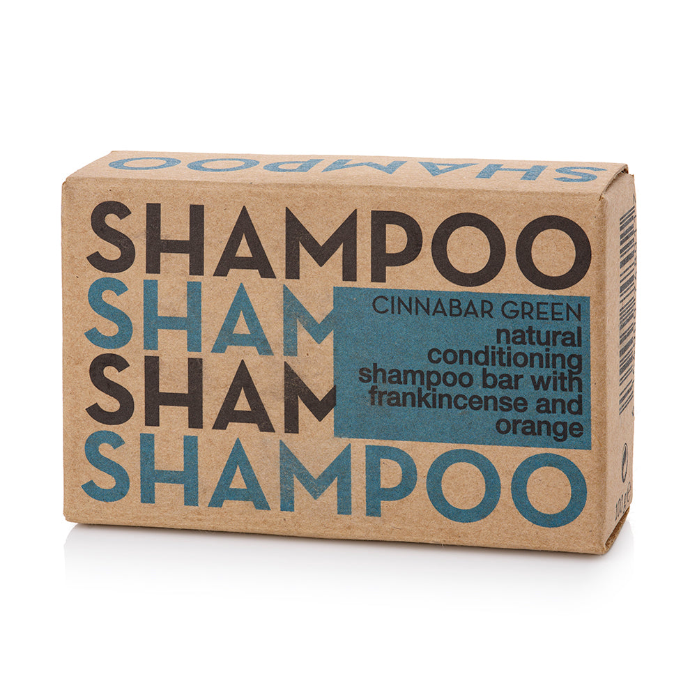 Shampoo Bar (100g) | Conditioning & Growth-Boosting | Cinnabar Green