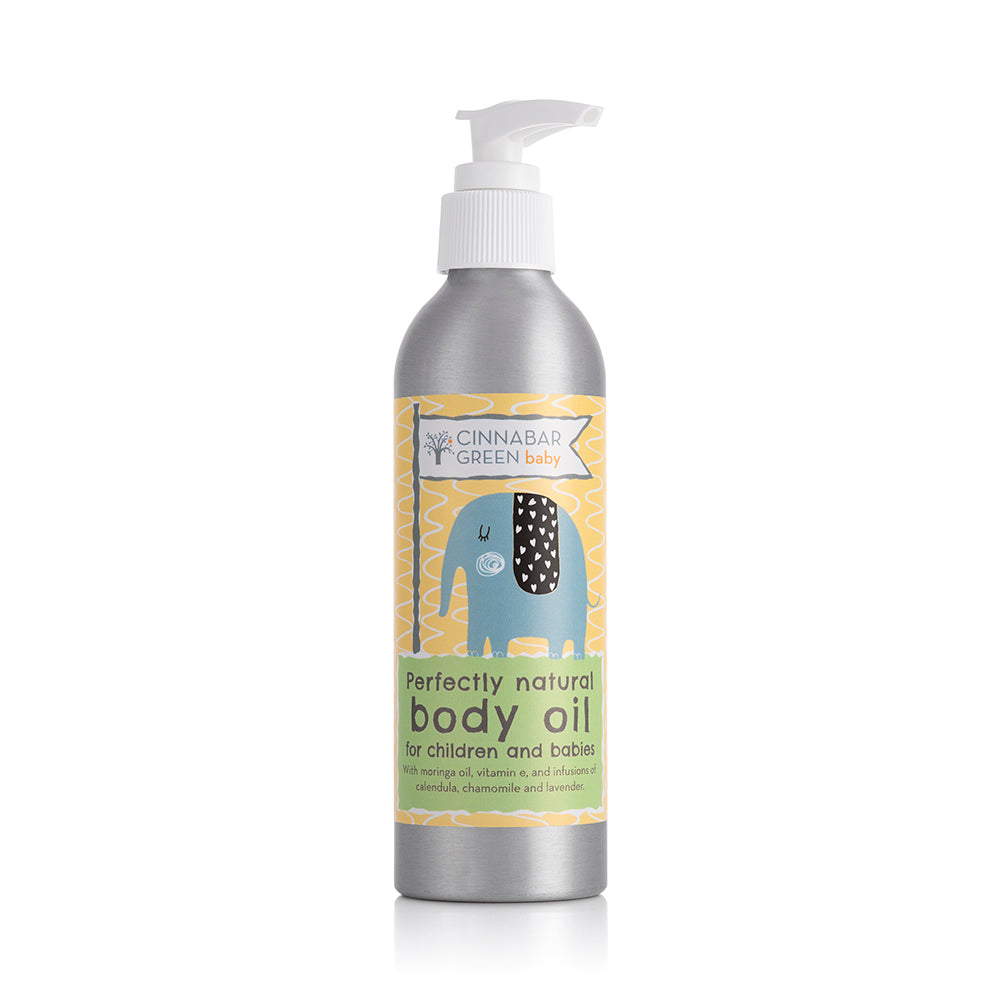Baby Oil (200ml) | Natural & Soothing | Cinnabar Green
