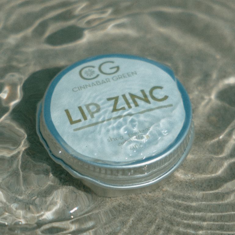 Zinc lip balm