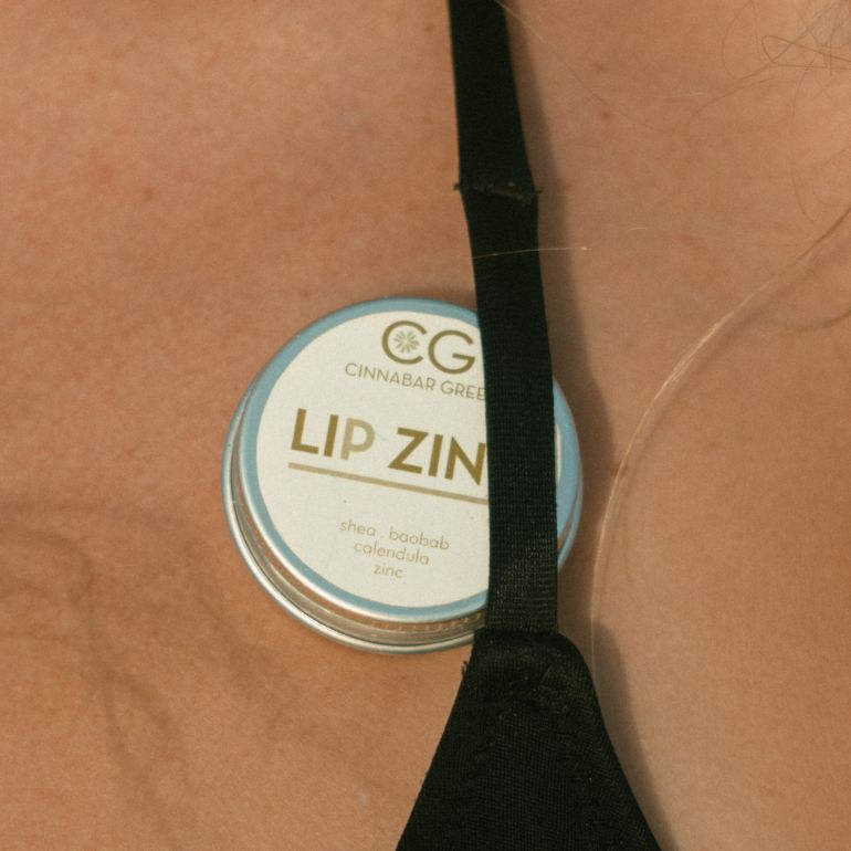 Zinc lip balm